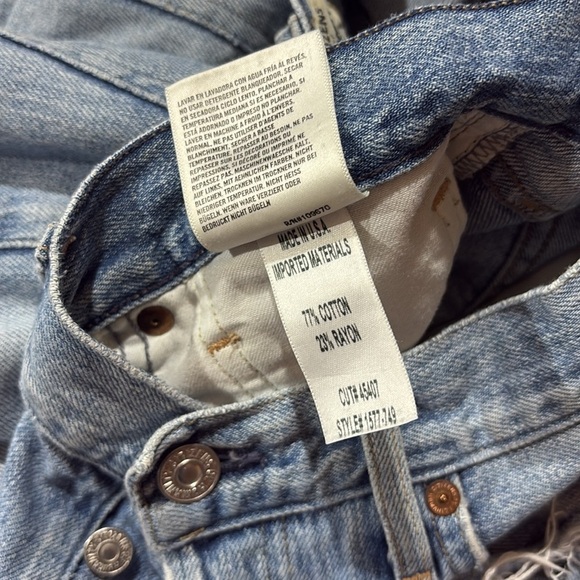 Citizens of Humanity Liya High Rise Classic Fit Torn Distressed Jeans - Picture 5 of 11